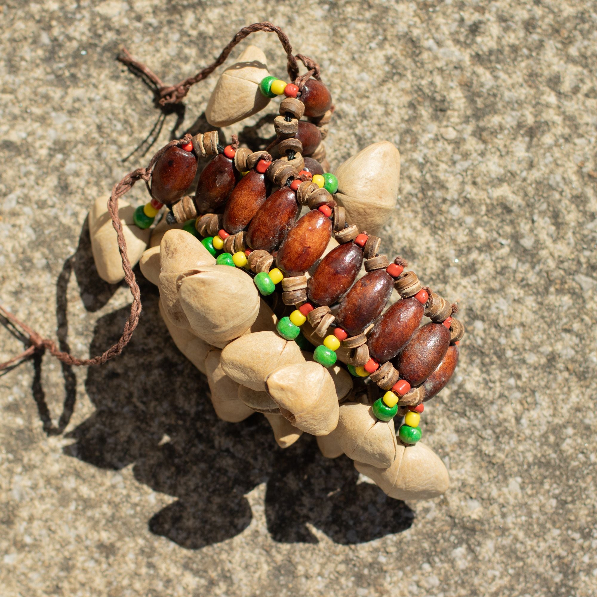 Kenari Shell Ankle Shaker - Rattle Bracelet (20 Shells)